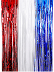 Red, White & Blue Shimmer Curtain 