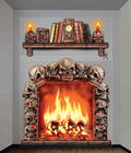 Fireplace Wall Stickers 