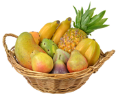 Tropical Fruit Basket Set 