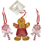 Hanging Christmas Decorations - Set of%2 