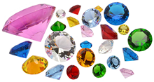 100mm Ruby Diamond Cut K9 Crystal Glas 