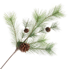 Spruce Spray with Pine Cones 