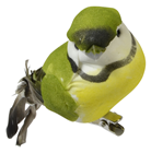 Yellow and Green Garden Bird with Clip 