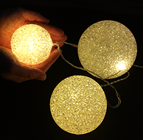 Warm White LED Balls - Set of 3 