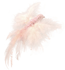 Decorative Feather Bird - Pearl 