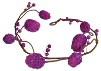 Decorative Pink Raspberry Garland 