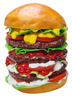 Fake Multi-Layer Jumbo Burger 
