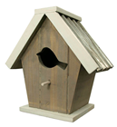 WOODEN BIRDHOUSE- 21 X 12 X 21CM 