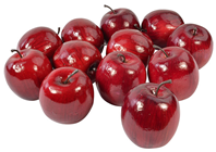 Fake Red Apples - 7cm Pk.12 