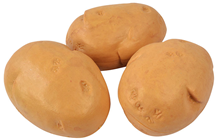 Potato - 7.5 x 10.5cm Pk.3 