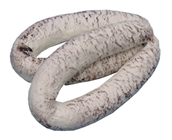 Ring of Plastic Sausages White 18cm Pk 