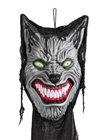 Giant Werewolf Head with Light & Sou 