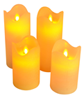 Large LED Candle - Pearl 