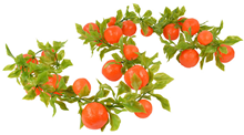 Plastic Orange Garland - 2m Long 