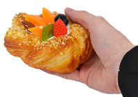 Fruit Puff Pastry Cake 