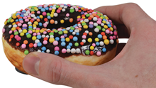 Chocolate Donut with Sprinkles 