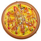 fake Sausage Pizza 