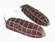 Plastic Salami with Net - Red 18cm P 