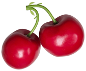 Giant Red Cherry Pair - Slight Second 