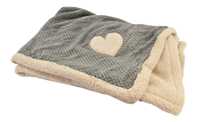 Soft Knitted Throw Blanket - Taupe Gre 