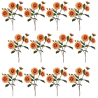 Dahlia Spray Peach - PACK of 12 