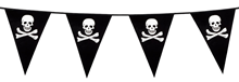 Jolly Roger Pirate Bunting 