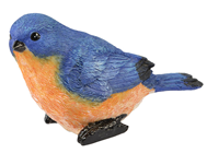 Blue Garden Bird - 10cm 