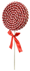 Red and White Swirl Lollipop 