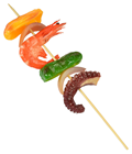 Prawn and Octopus Skewer Kebab 