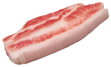 Fake Raw Pork Belly Meat Slice 