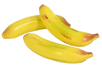 Plastic Bananas - 15cm Pk.3 