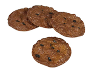 Plastic Chocolate Chip Cookie - Pk.4 