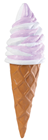 Giant White & Lilac Swirl Ice Cream 
