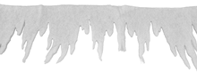 Icicle Frieze - 500 x 30 x 2cm 