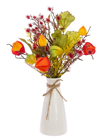Chinese Lantern Bunch in Ceramic Vase  