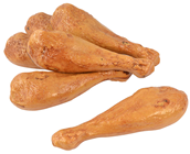 Plastic Chicken Drumstick - Pk.6