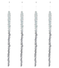 Iridescent Icicles - 38cm, Pk.4 