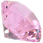 100mm Rose Pink Diamond Cut K9 Crystal 