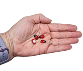 Small Adhesive Ladybirds, Pk.15 