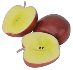 Red Apple Halves - Pk.3 