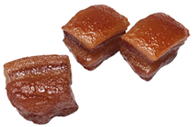 Cooked Pork Belly Pieces - Pk.3 