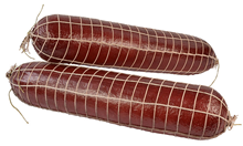 Thick Red Salami in Net - 40cm, Pk 