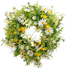 Flower Wreath - Yellow