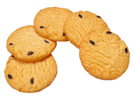 Small fake Chocolate Chip Cookies, Pk. 