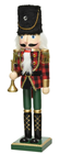 Tartan Nutcracker with Bugle - 38cm 