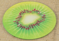 Kiwi Serving Platter with Cocktail Stick 