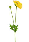 Artificial Yellow Poppy 